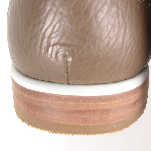 RACHEL COMEY TAUPE LEATHER LACE UP OXFORD SHOES 12 main image 4